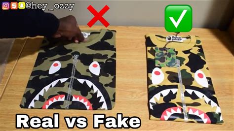 bape waist bag ss19 fake vs real|how to check if bapes are real.